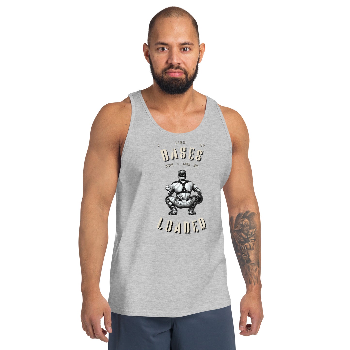 Bases and Catcher Loaded Tank Top