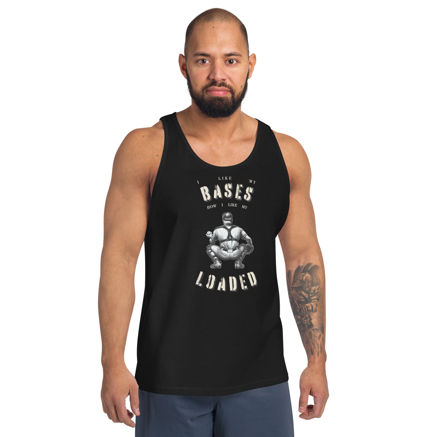 Bases and Catcher Loaded Tank Top